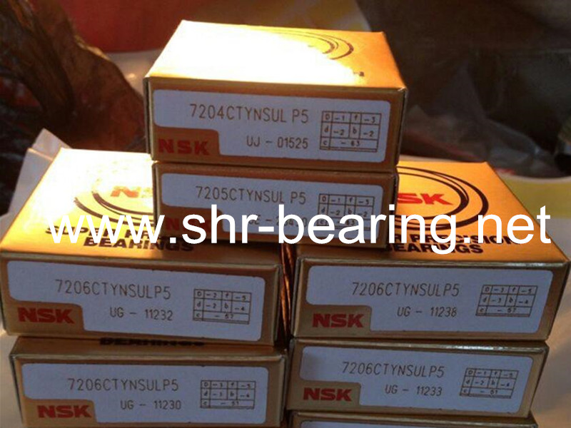NSK precision CNC bearing 7201CTYNSULP4 7201CTYNDBLP5 
