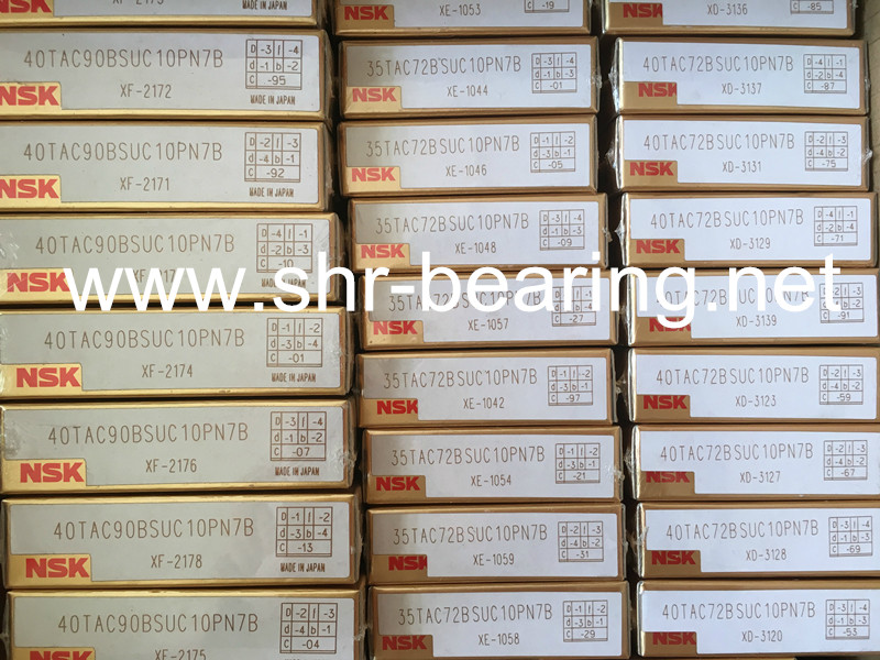 NSK ball screw support bearing 30TAC62B SUC10PN7B lead screw bearings